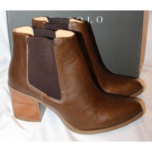 Nisolo Women's Ana Go To Heeled Chelsea Boot Chocolate Brown Size NEW $250 - Picture 2 of 7